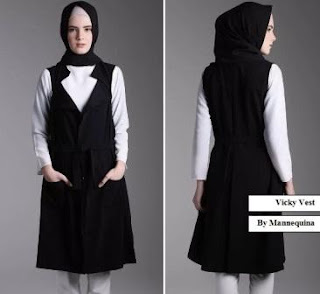 Model Outer Vicky Vest By Mannequina