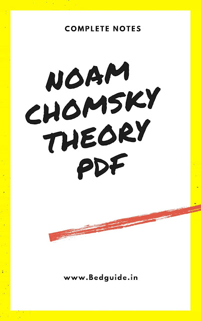 Noam Chomsky Theory Notes PDF