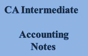 CA Intermediate Accounting Notes