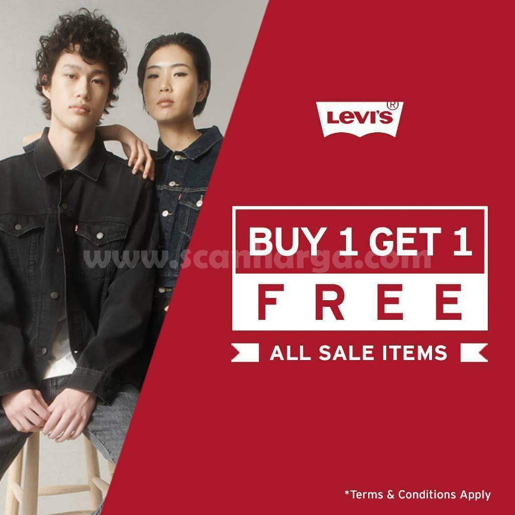 Levi's Promo Special Weekend! Buy 1 Get 1 Free All Sale Item scanharga