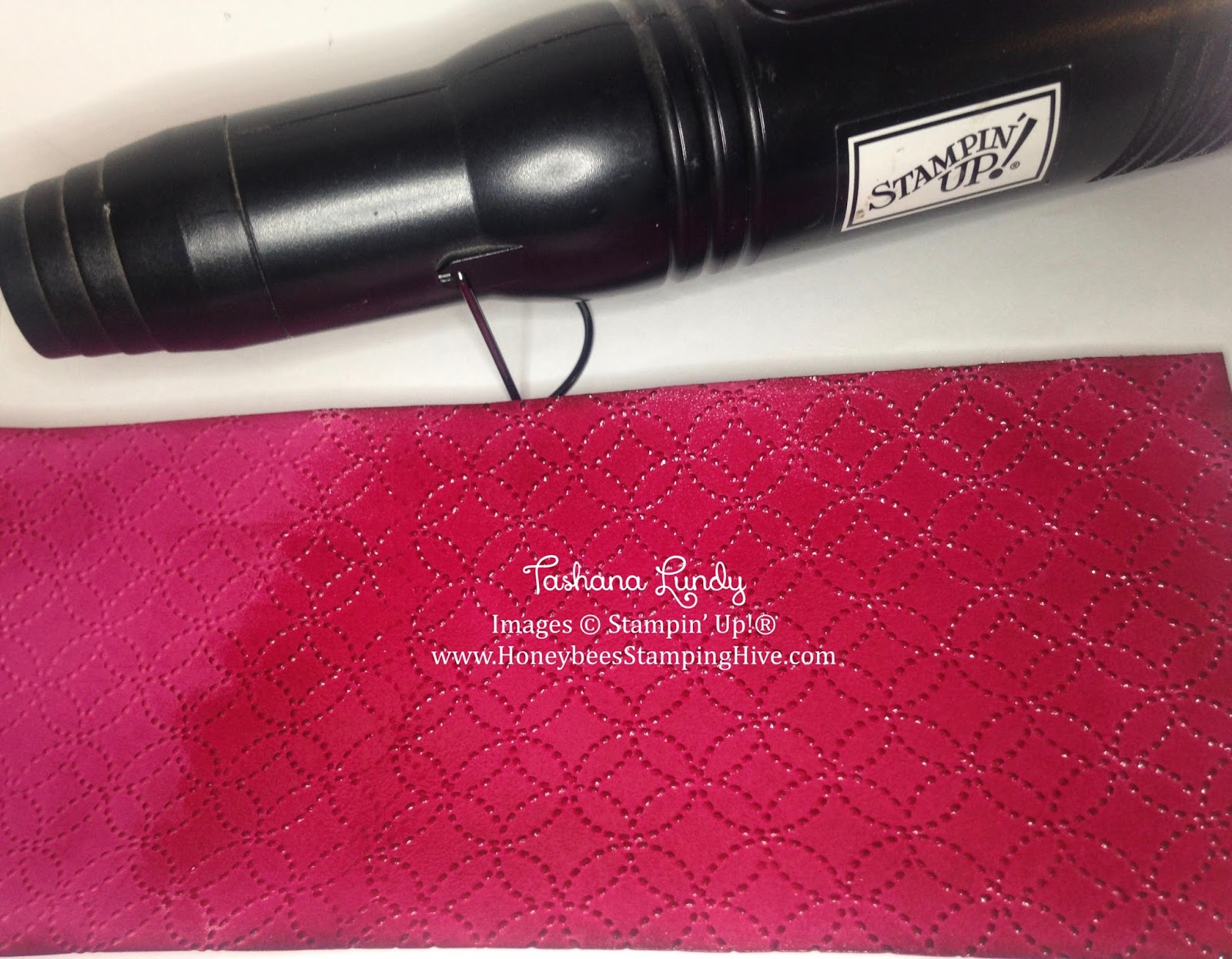 ` Faux Leather 3 Ways with Heat Embossing SBTD March Blog Hop