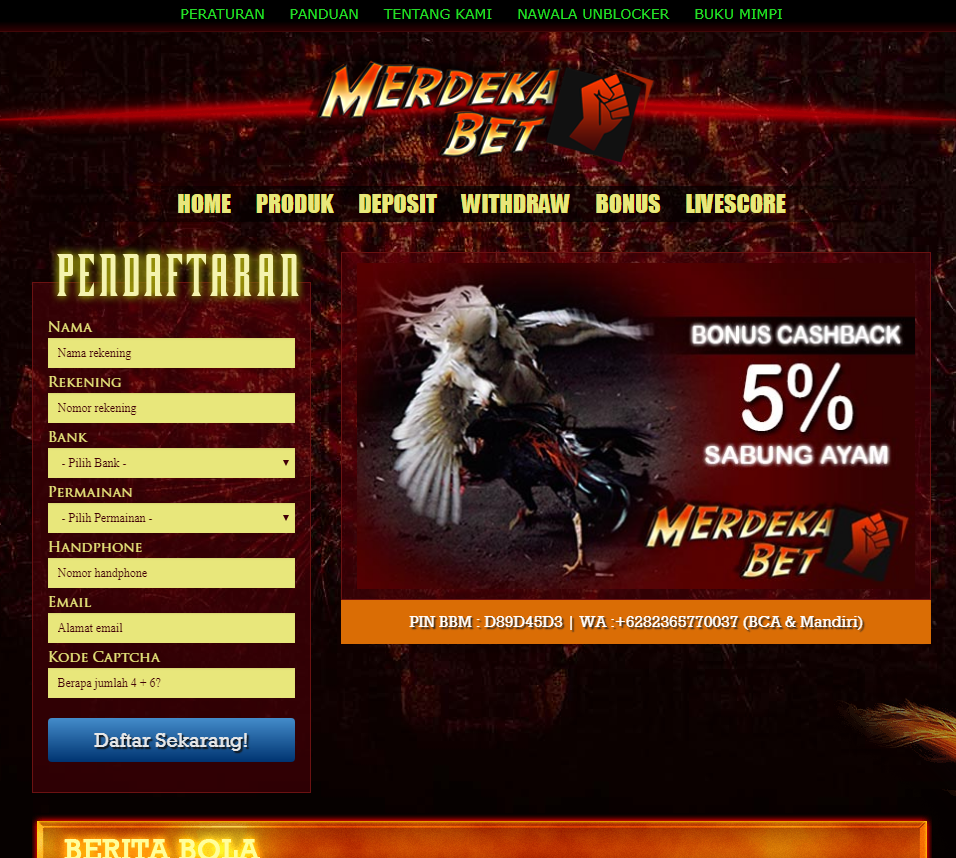 MerdekaBet Daftar Situs Agen Judi Bola Online Terbaik