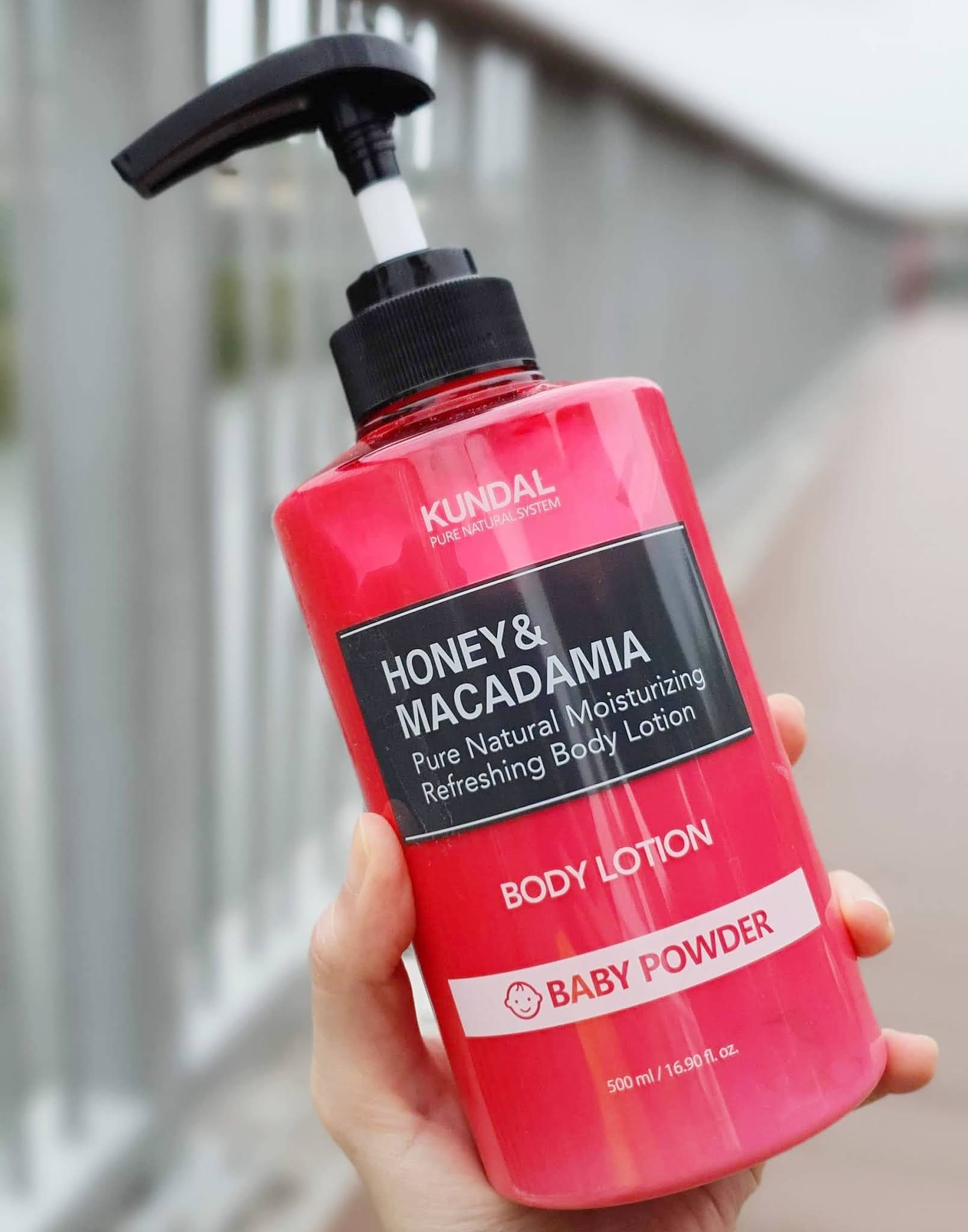 Princess Neverland KUNDAL Honey & Macadamia Body Wash (Cherry Blossom) and Body Lotion (Baby