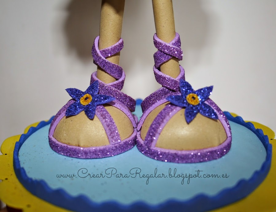 zapatos fofucha hada mariposa