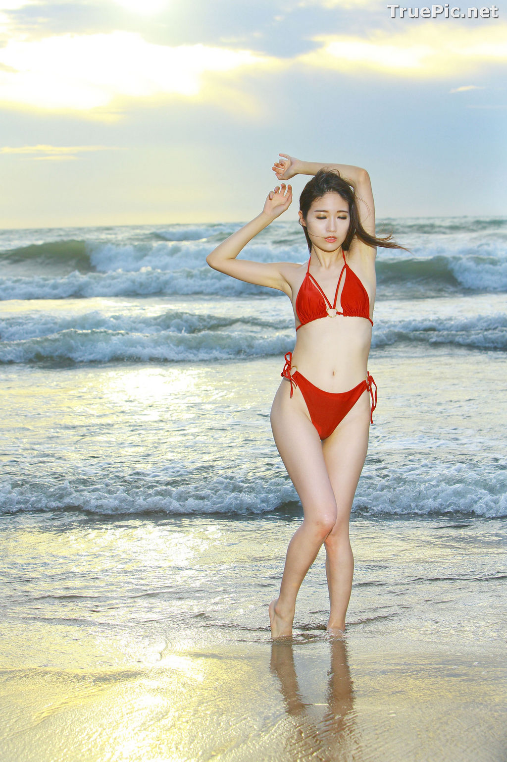Image Taiwanese Model - Kuma - Beautiful Sexy Bikini Girl Under Sunset - TruePic.net - Picture-17