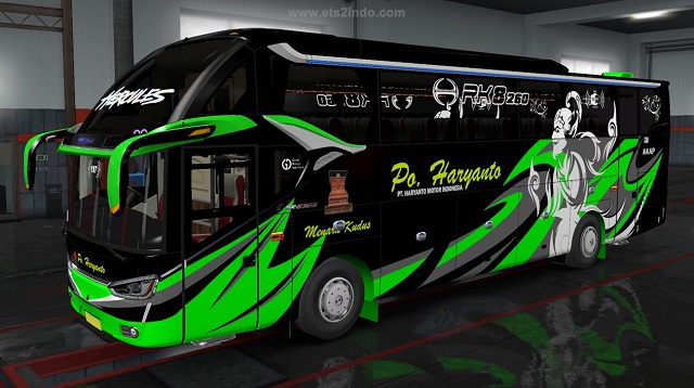 Livery Bussid PO Haryanto 2021 Cara1001