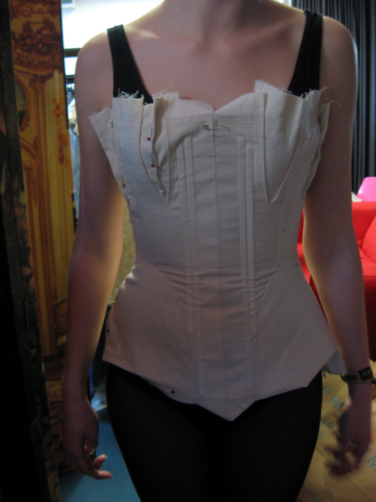 Feather Stitches and French Knots Corsets First Fitting