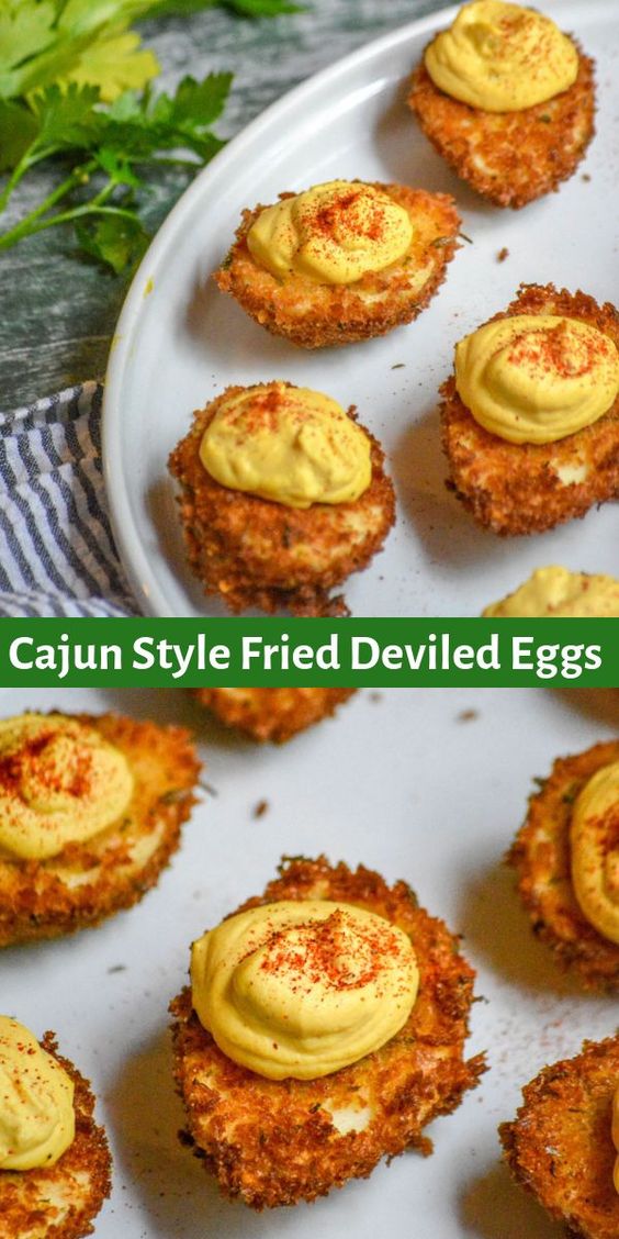 CAJUN STYLE FRIED DEVILED EGGS #recipes #dinnerrecipes #eveningdinnerrecipes #food #foodporn #healthy #yummy #instafood #foodie #delicious #dinner #breakfast #dessert #yum #lunch #vegan #cake #eatclean #homemade #diet #healthyfood #cleaneating #foodstagram CAJUN STYLE FRIED DEVILED EGGS #recipes #dinnerrecipes #eveningdinnerrecipes #food #foodporn #healthy #yummy #instafood #foodie #delicious #dinner #breakfast #dessert #yum #lunch #vegan #cake #eatclean #homemade #diet #healthyfood #cleaneating #foodstagram