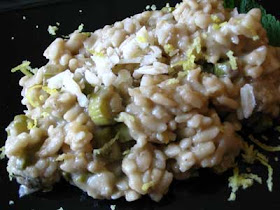 Jamie Oliver's Asparagus, Mint and Lemon Risotto