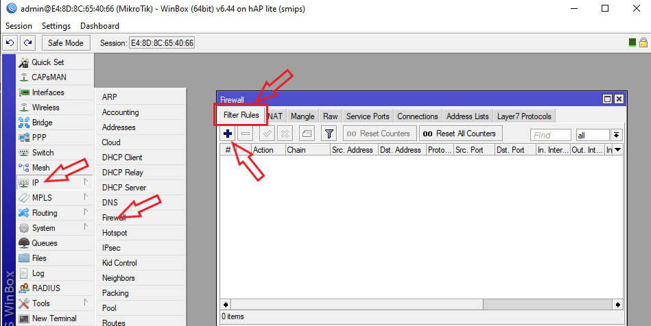 Membuat Firewall