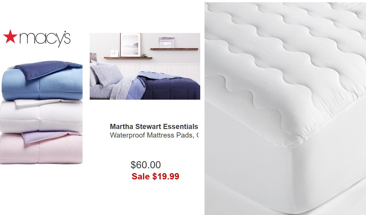 Martha Stewart Essentials Reversible Down Alternative Comforter