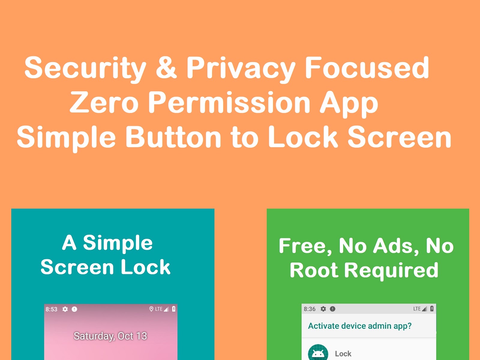 Simple battery monitor for lock screen