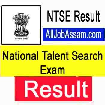 NTSE Assam Result 2021