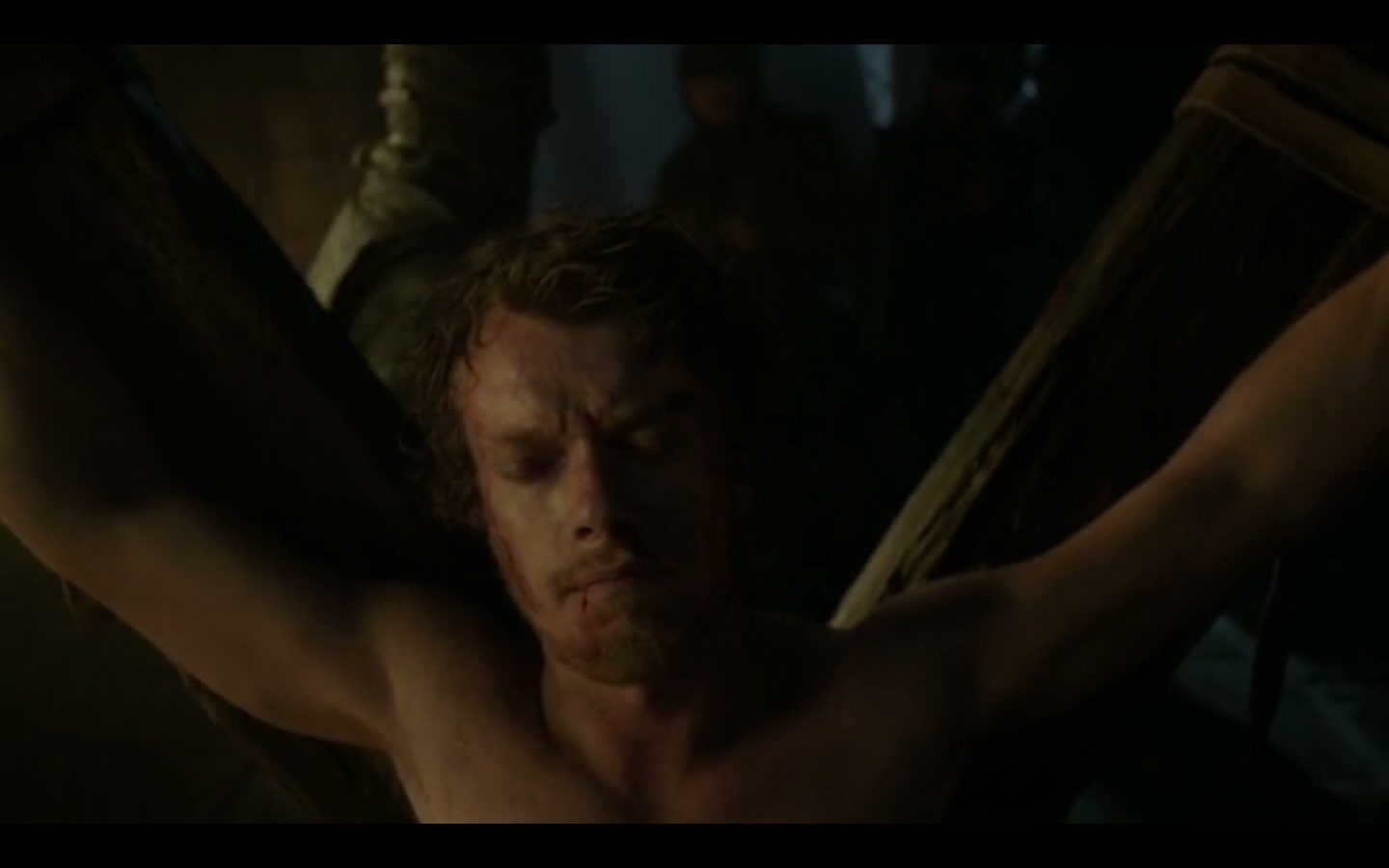 Alfie Allen as Theon Greyjoy.