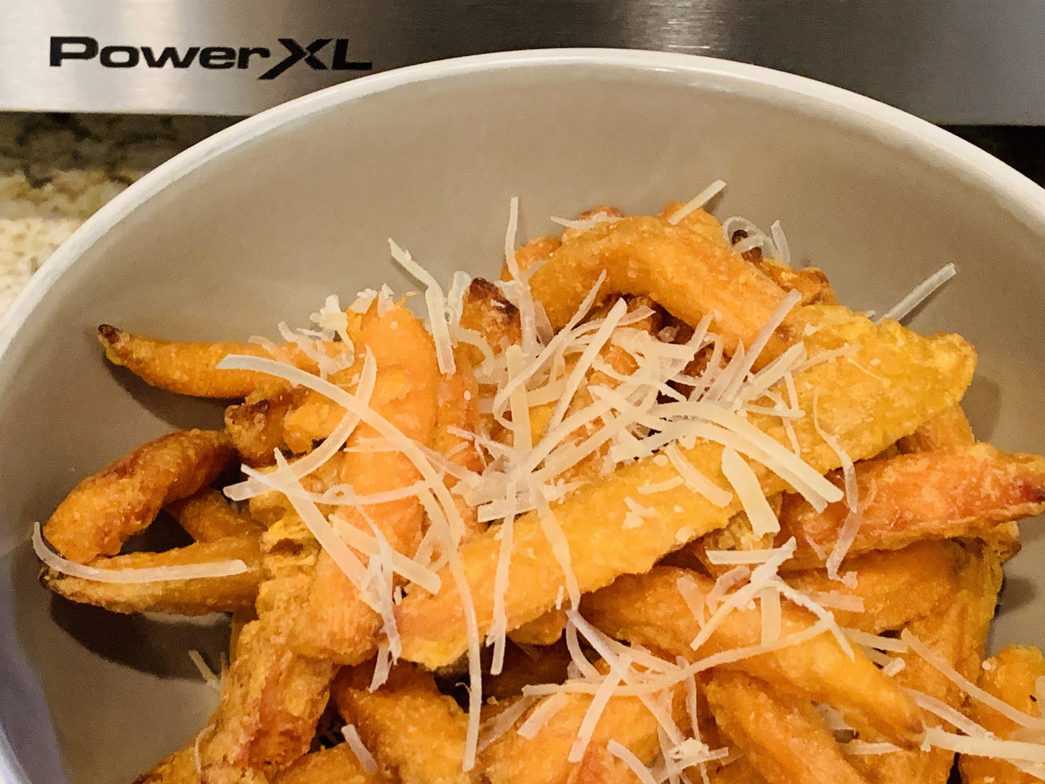 Recipe Trader Joe's Sweet Potato Fries with Parmesan in an Air Fryer