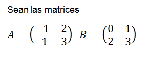 PRODUCTO DE MATRICES MULTIPLICACIÓN