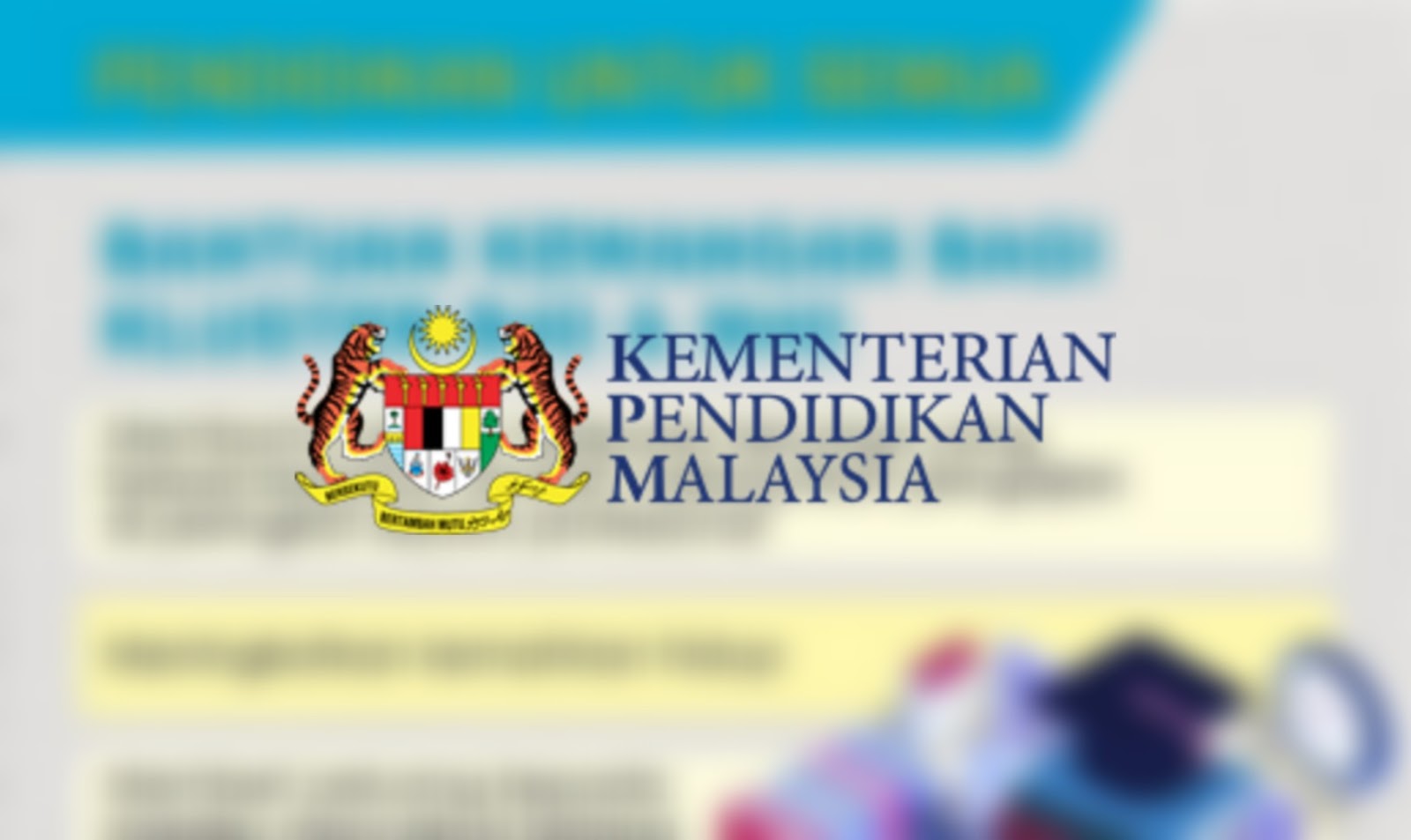 Permohonan Bantuan Kewangan KPM 2022 Kluster B40 & M40  SEMAKAN UPU