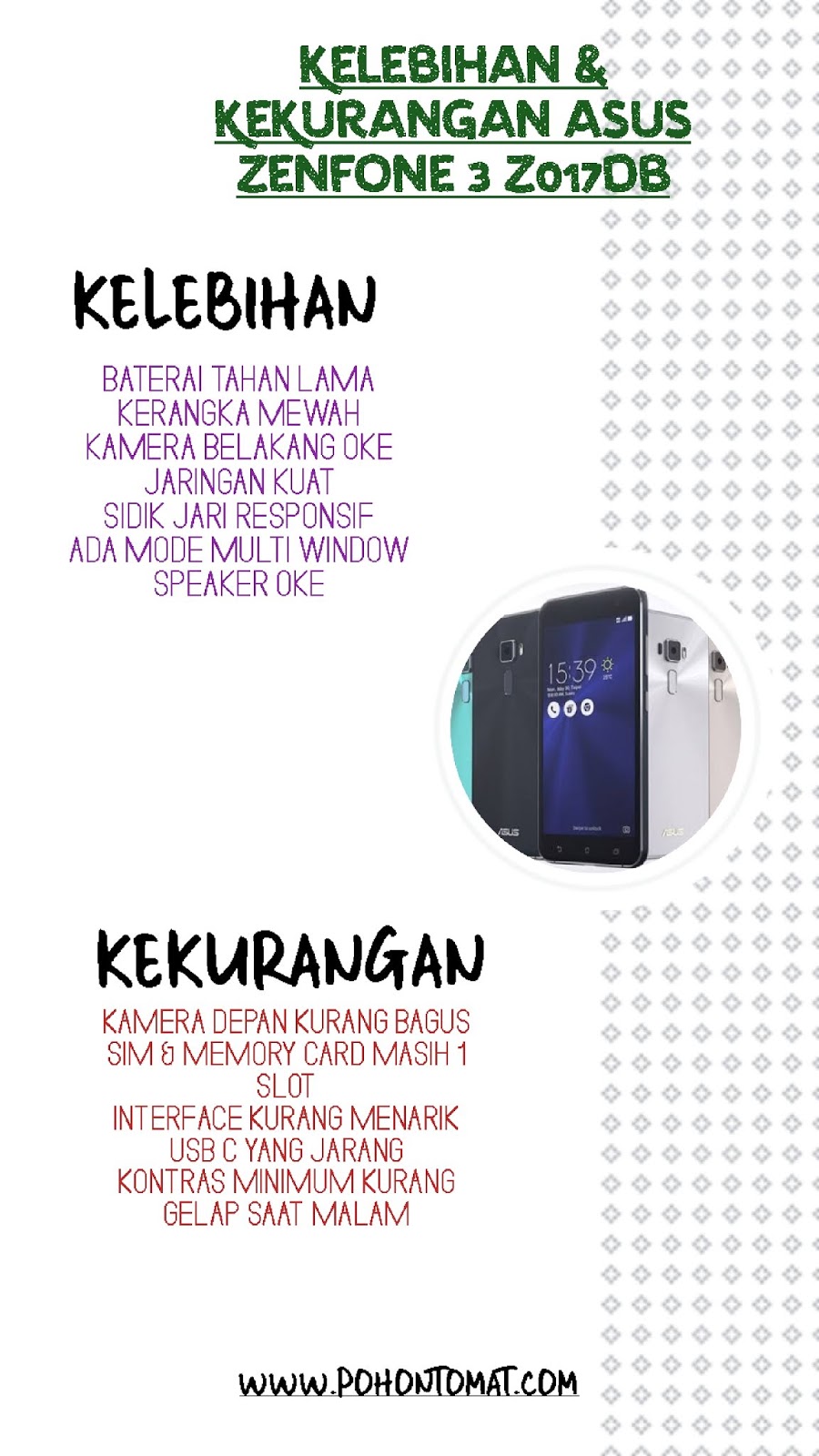 Harga Bekas Asus Zenfone 3 Ze520kl Z017db Review Kelebihan Dan Kekurangan Blogkaktri