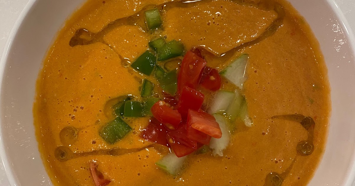 Pancakes and Paella Classic Gazpacho Recipe by Jose' Andres