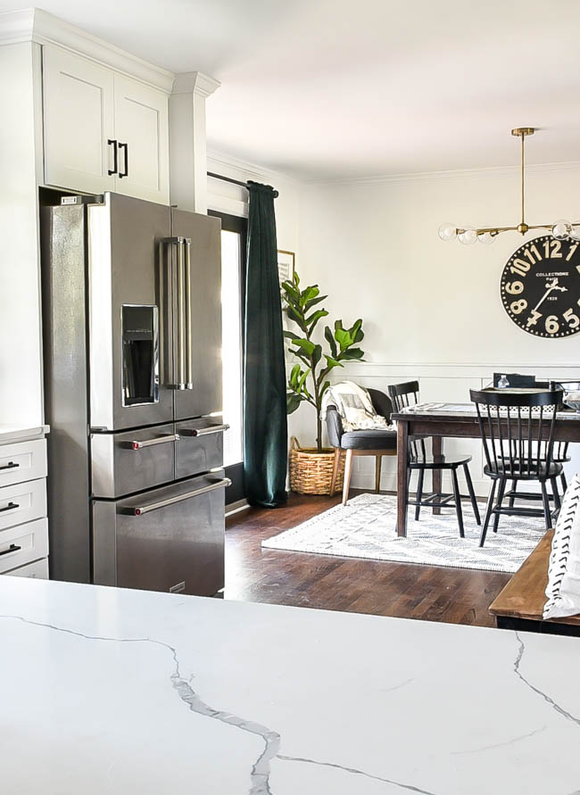 Open Floor Plan Kitchen Renovation Reveal: Before And After | Little House  Of Four - Creating A Beautiful Home, One Thrifty Project At A Time.