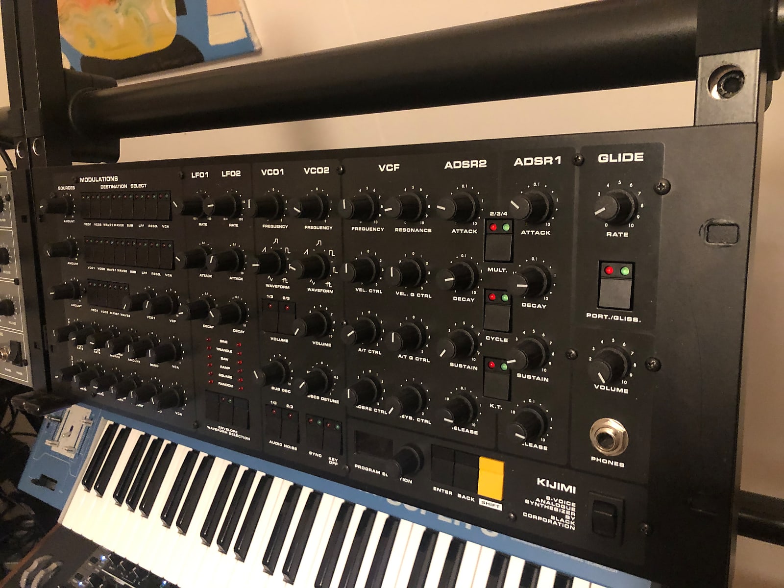 MATRIXSYNTH Kijimi 8 Voice Analog Synth From Black Corporation