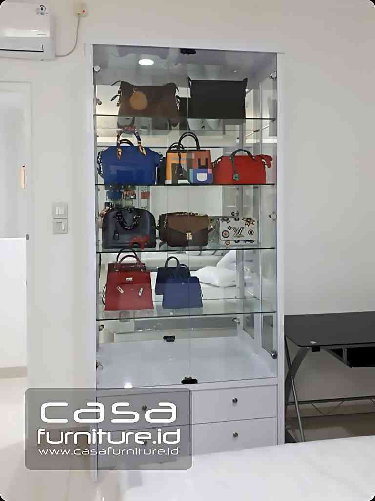 Lemari tas dan Lemari pakaian cengkareng Furniture minimalis