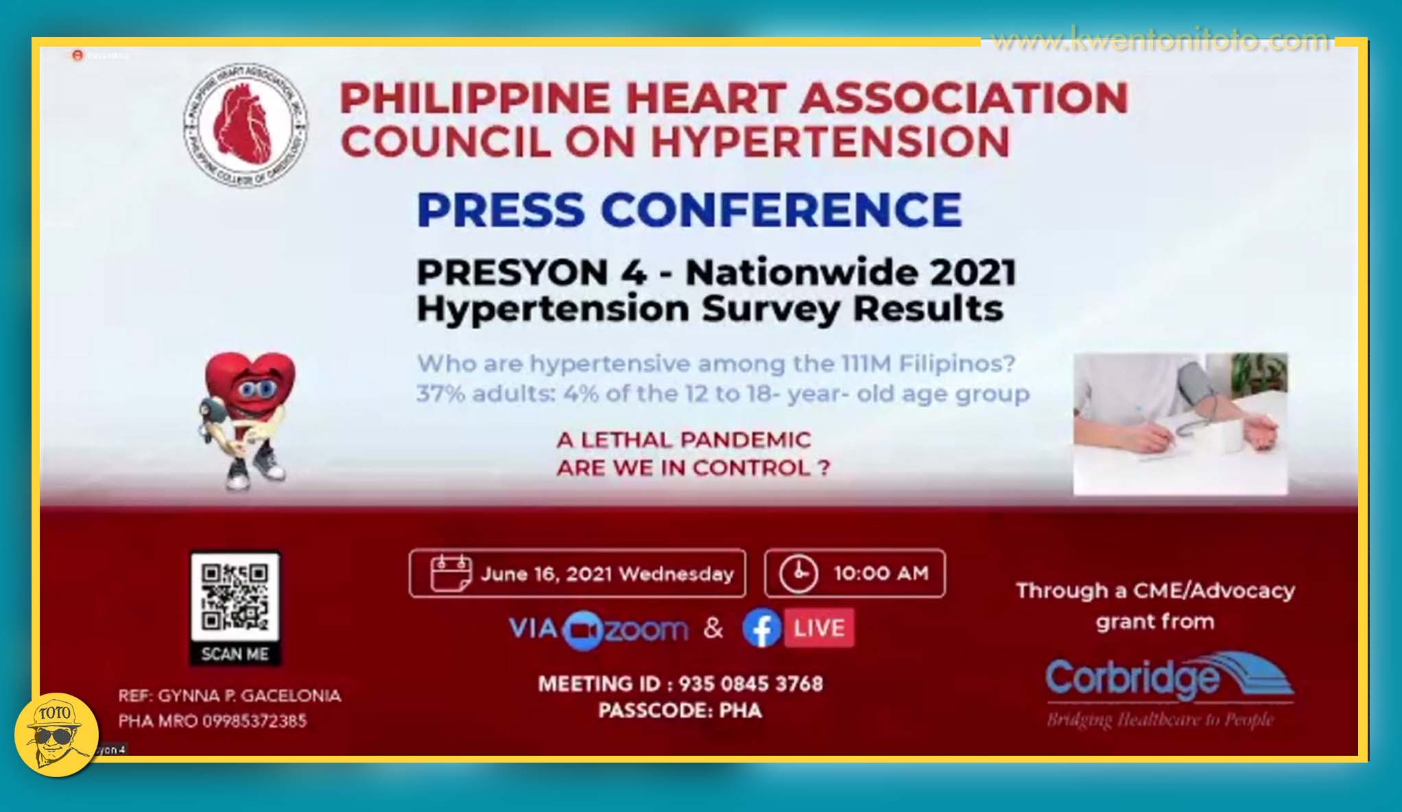 The Philippine Heart Association Raises The Alarm With Hypertension