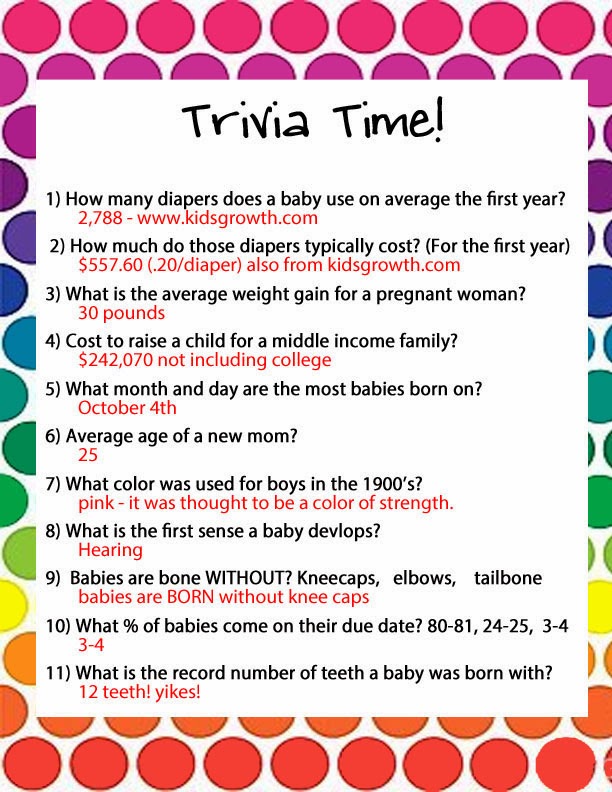 Printable Funny Trivia Questions And Answers