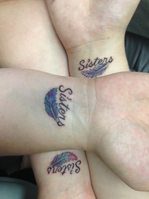 The Most Cute Sister Tattoo Designs title=