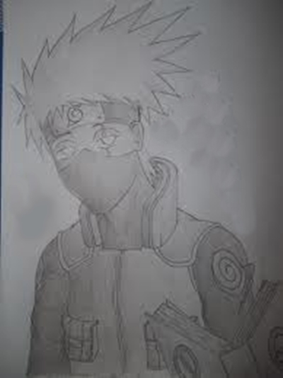 Desenho do Naruto á mão!