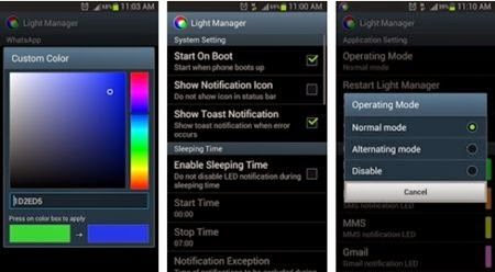 Lampu Led Indikator Android