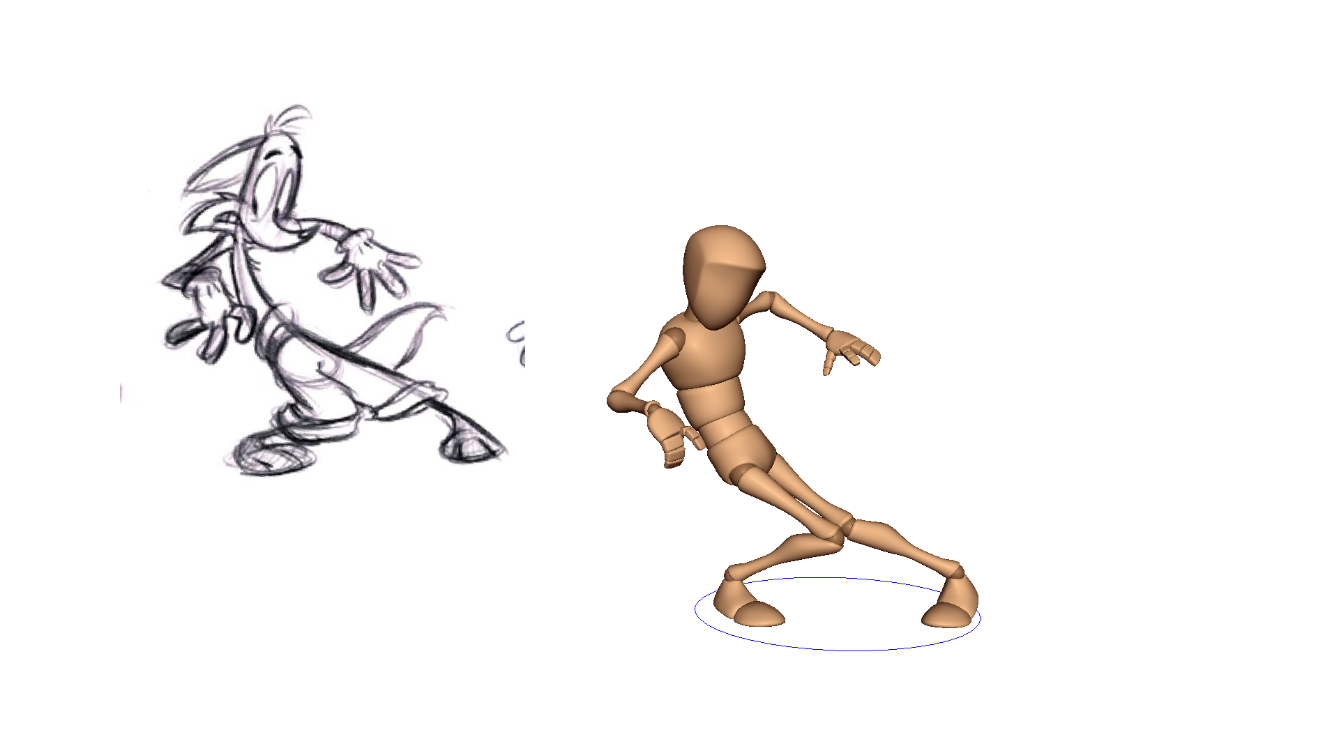 Maya • Bony Rig Posing