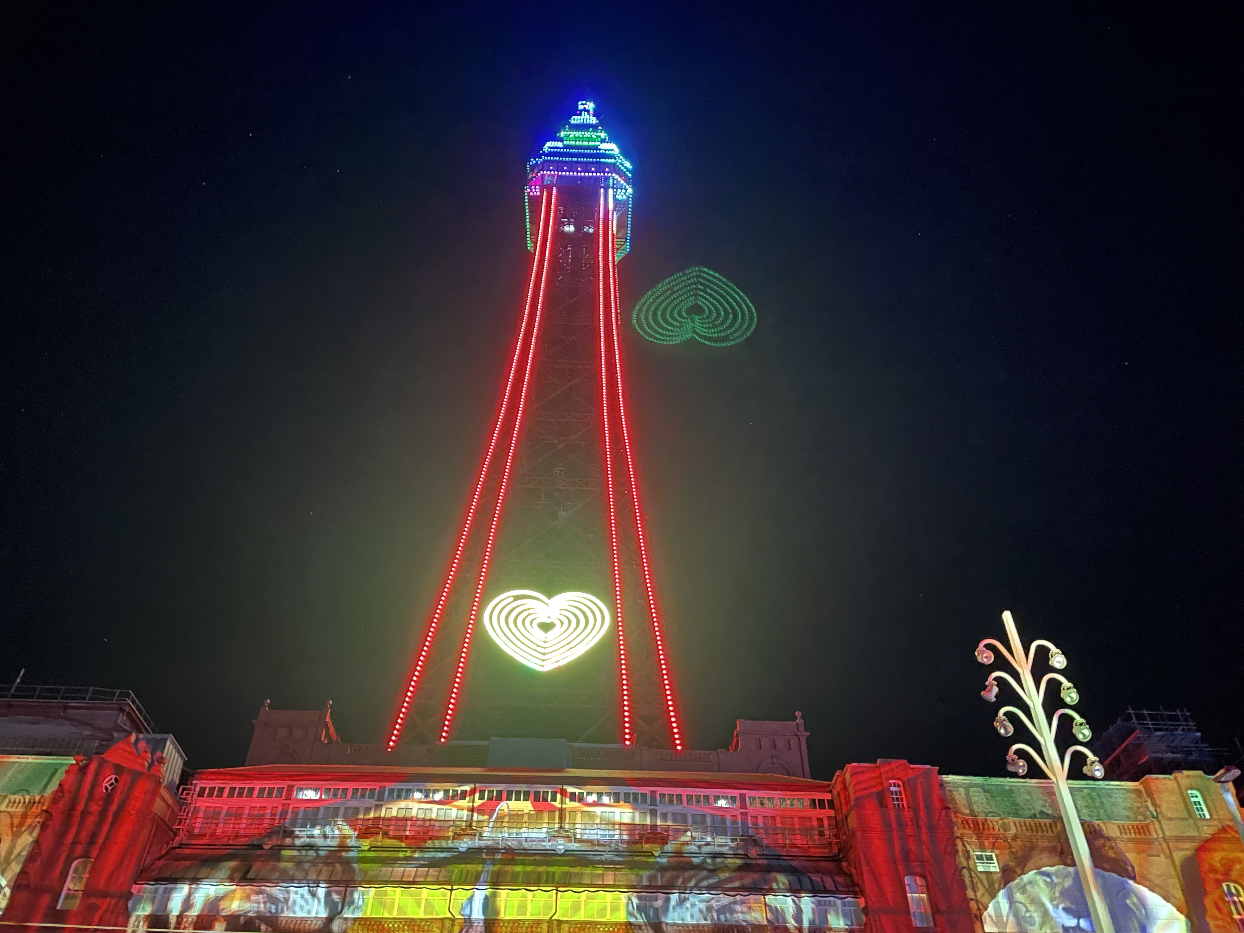 Blackpool Tower illuminated