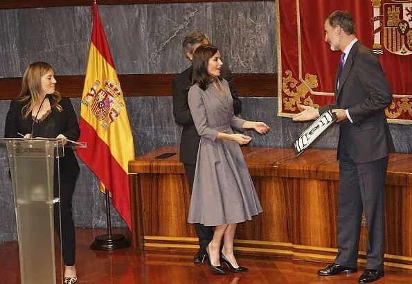 Queen Letizia attended the delivery the Award of the Observatory against Domestic and Gender Violence 2019