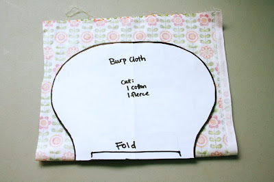 Pattern For A Baby Burp Cloth | Sewing Patterns for Baby