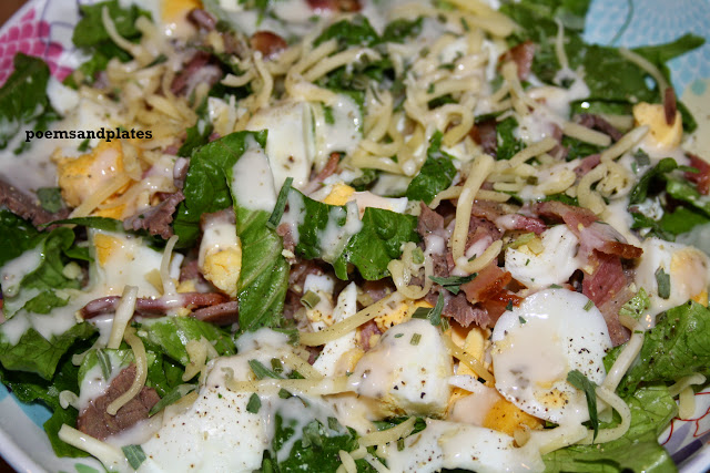 Warm Bacon and Beef Topside Salad