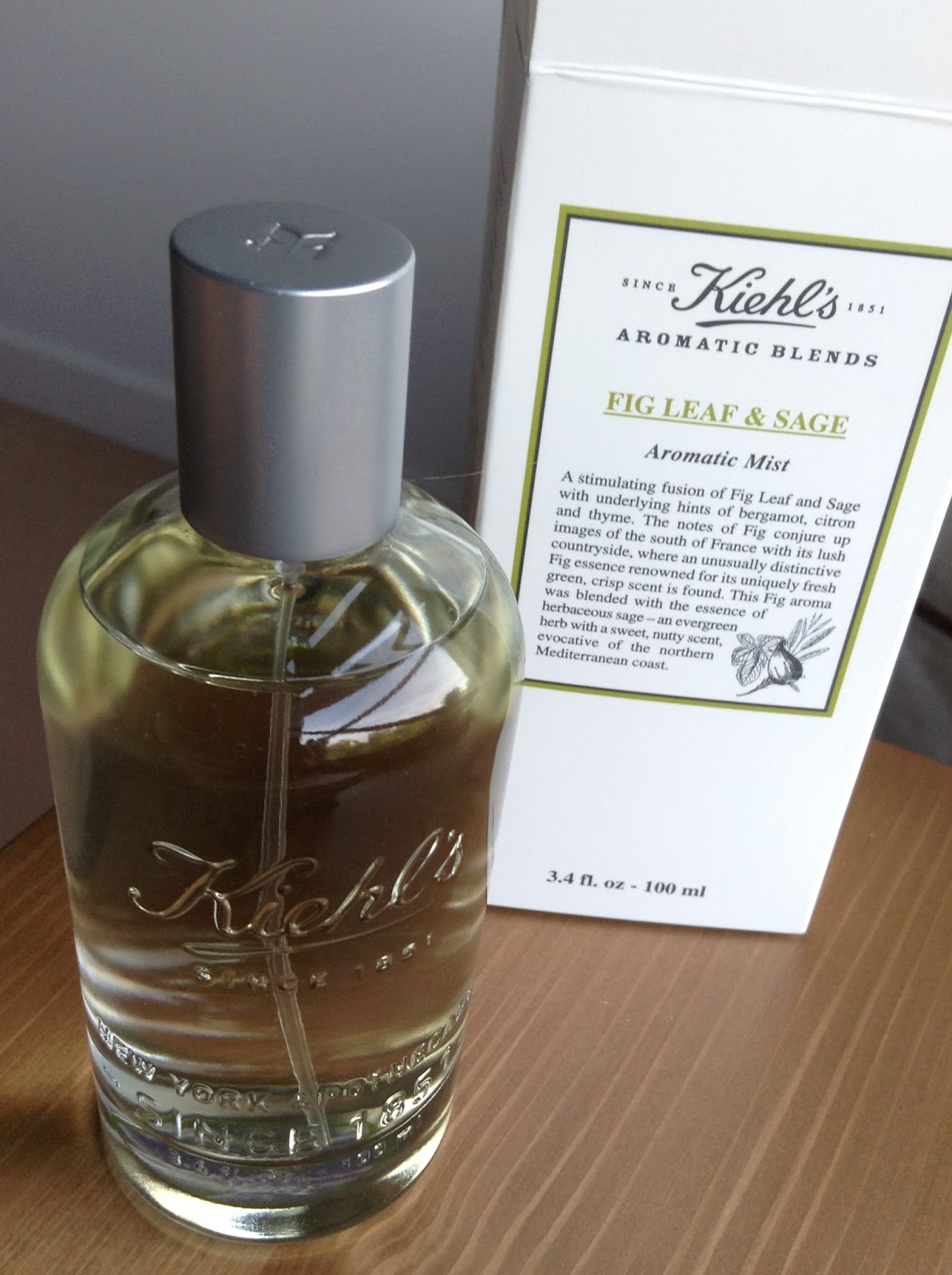 Ma vie trépidante or not trépidante ? Kiehl's Eau de Toilette