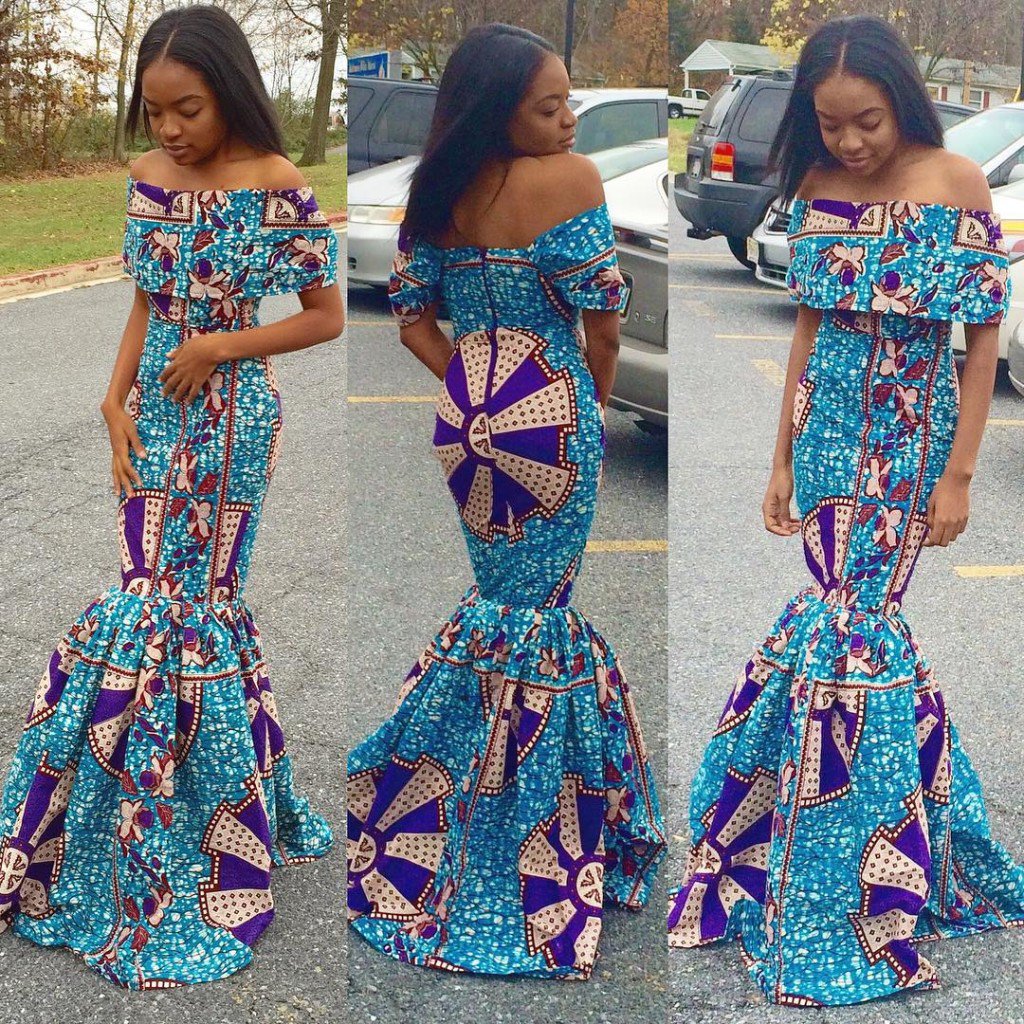 ankara mermaid dresses