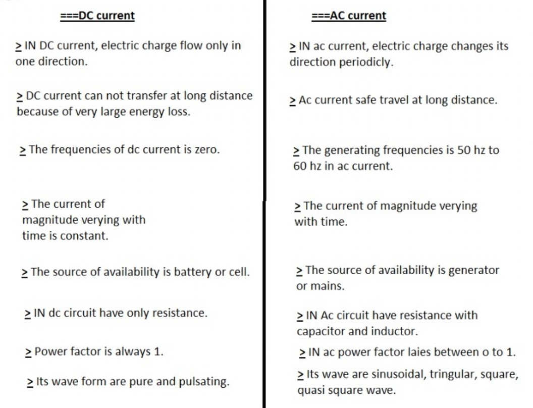 Difference Between A/C & D/C? Why AC is Preferred onboard ship