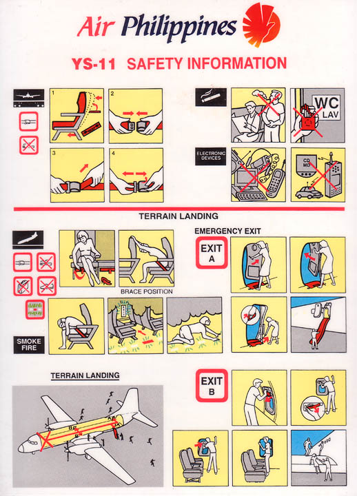 السلامة الجوية تعليمات السلامة و الامان لكل الطائرات Planes safety
