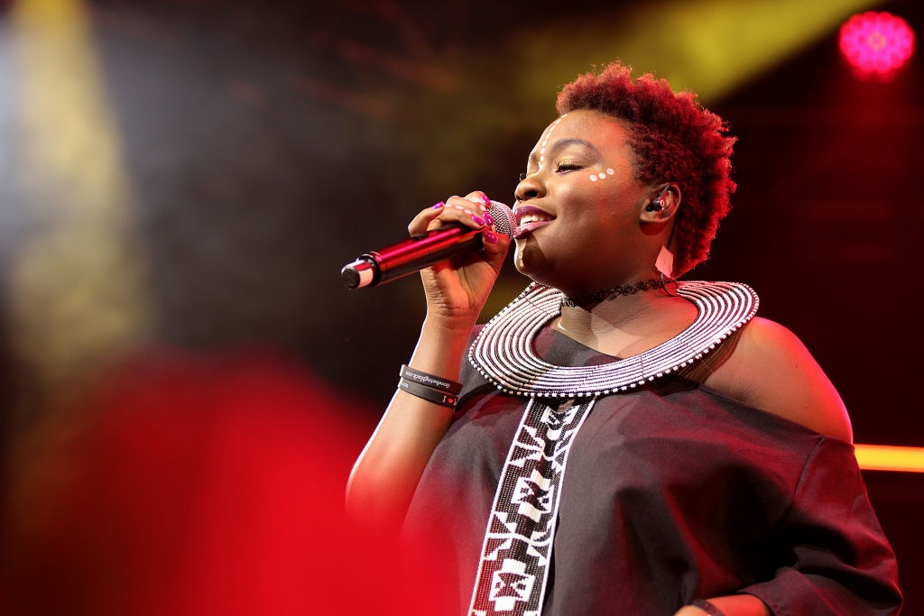 Amanda Black during the 19th annual Cape Town International Jazz Festival on March 23, 2018 in Cape Town, South Africa. The Cape Town International Jazz Festival (CTIJF) referred to as 'Africa's Grandest Gathering' is the largest music festival in sub-Saharan Africa. (Photo by Dereck Green/Gallo Images/Getty Images)