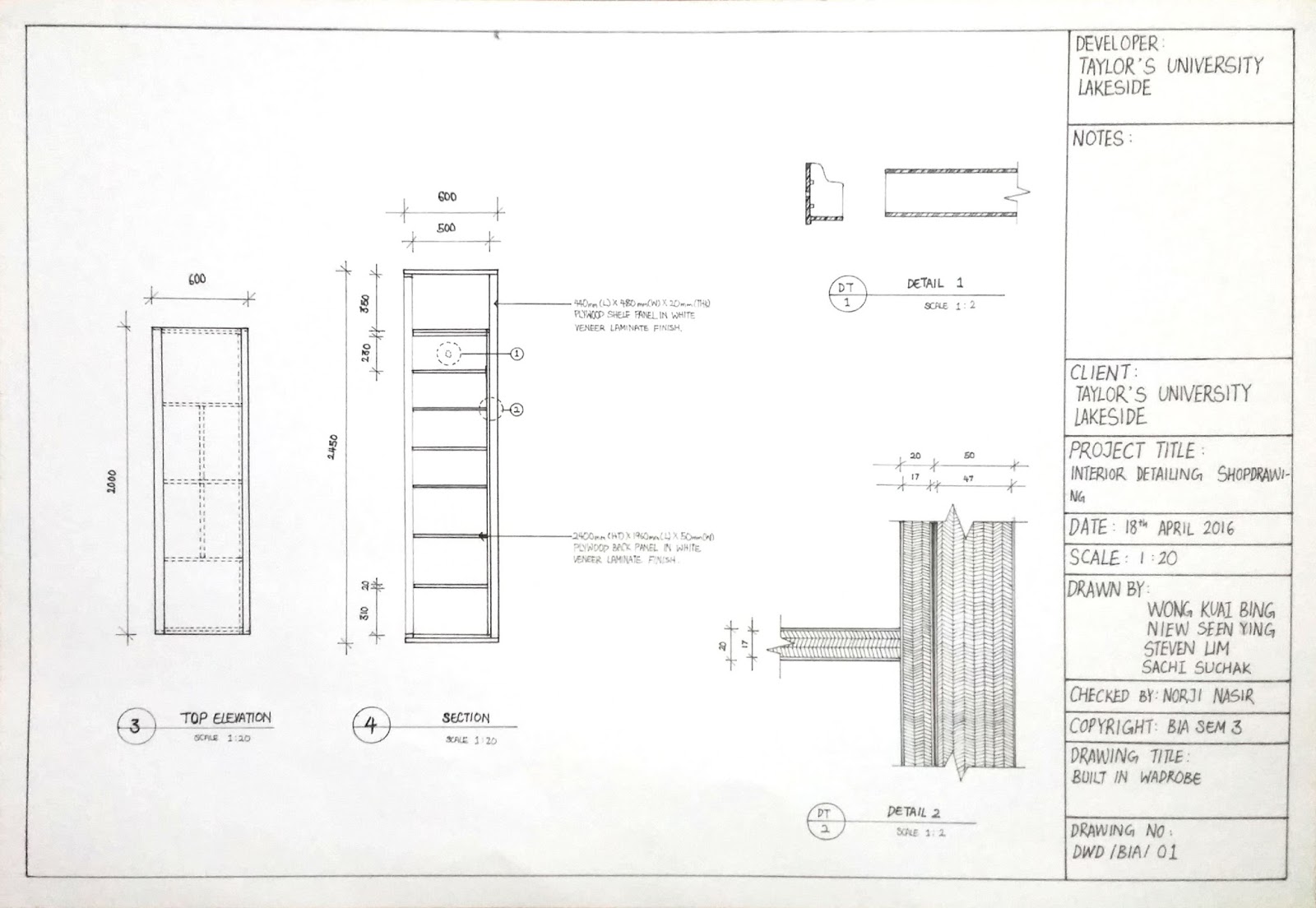 Footsteps Of A Future Designer Detailing And Working