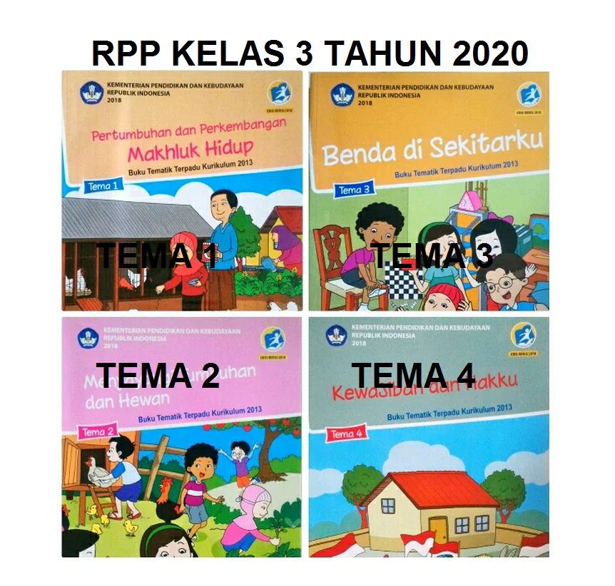 RPP Kelas 3 Tema 1 Subtema 1 2 3 4 Kurikulum 2013 Revisi 2020