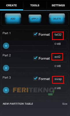 membagi partisi memori android 5