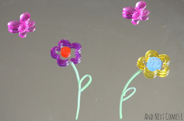 Spring mirror drawing for kids