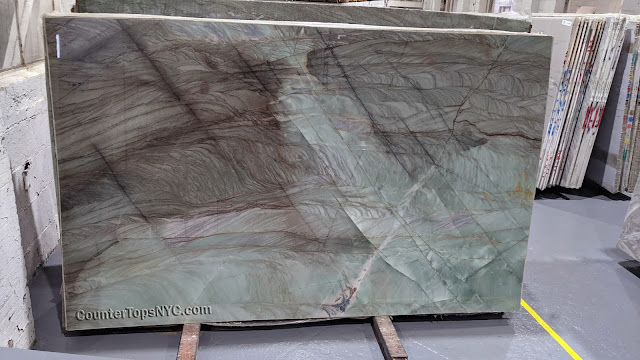 Green Quartzite Slab Polished Stone