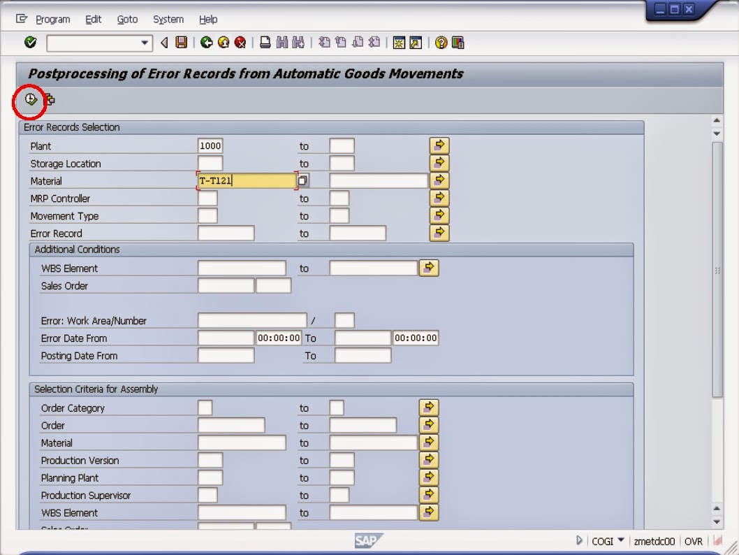 青蛙SAP分享 Froggy's SAP sharing SAP PM COGI PostProcessing for Failed