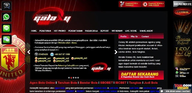 Galaxy88 Bandar Bola Online Terpercaya 