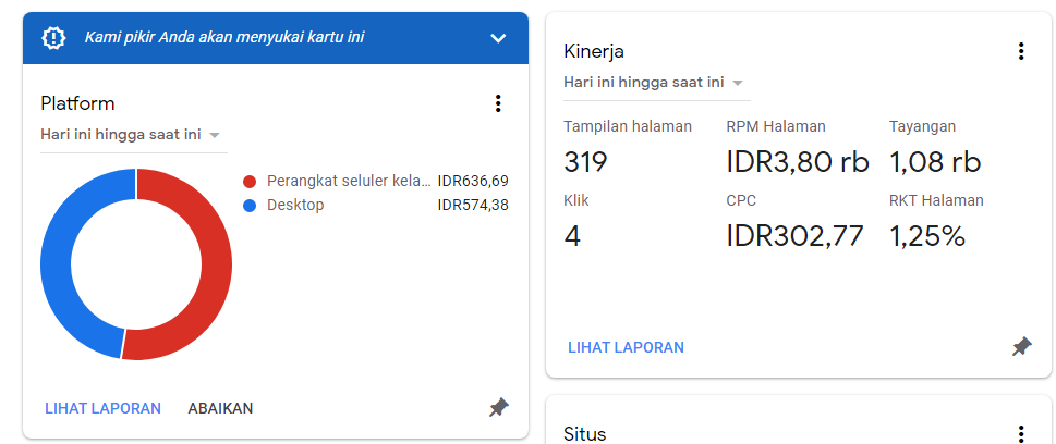 Tutorial Cara Optimasi Penghasilan AdSense Blog