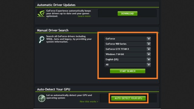 nvidia driver update download